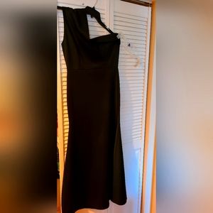 Fashion Heart Neck Dress for Women One Shoulder Maxi Dress Elegantes Casual Sexy